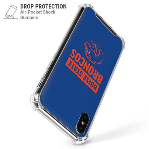 Boise State University Broncos iPhone XS Max Clear Case